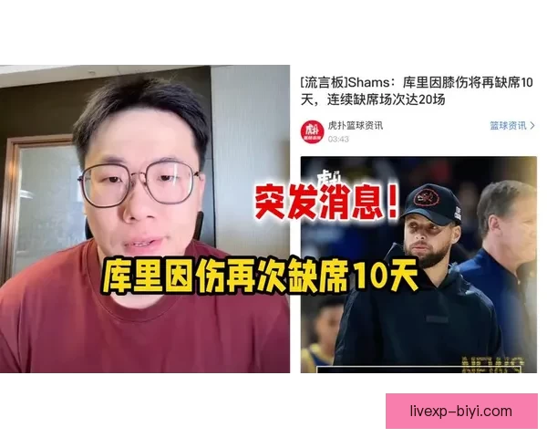 库里谈膝盖伤势可能伴随职业生涯称这将成为常态